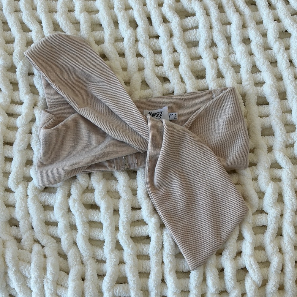 Princess polly sparkly tan top